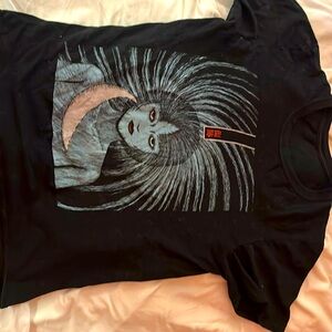 Black anime shirt